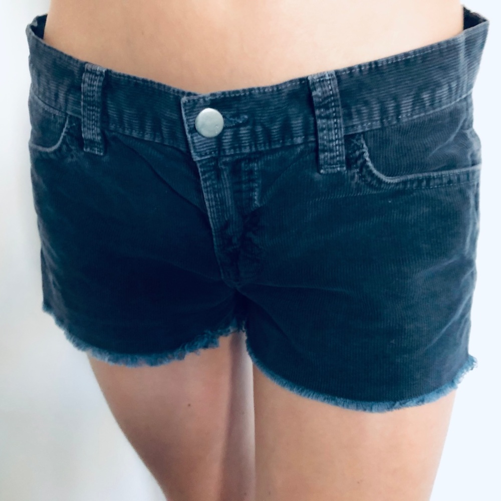 J Brand Corduroy cut-off shorts
